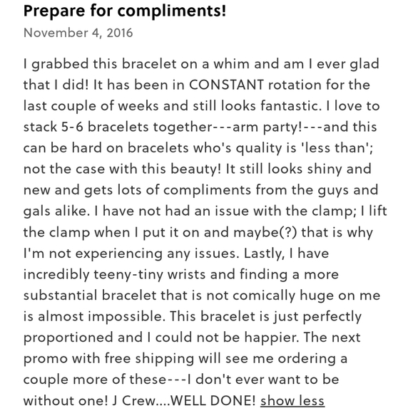 NWT J. CREW | Hinged Bracelet - Picture 7 of 8